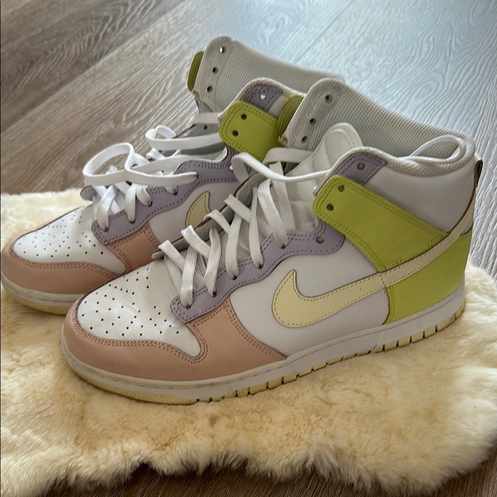 Multicolor High-Top Sneakers